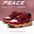 thumbnail image 2 of 2026 New Men's Spring Niche Design Sneakers Burgundy Trendy Style Versatile Casual Sports Outdoor Walking Shoes | All Season, 2 of 6