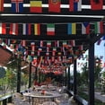 thumbnail image 4 of 100 Countries String Flag International Bunting Pennant Banner Decoration, 4 of 5