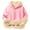 Pink, variant on Unisex Boys Girls Sherpa Lined Fleece Hoodie Kids Winter Warm Hoodies Pullover Hooded Sweatshirt