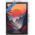 thumbnail image 3 of Andreas Magnusson - Sunset In The Mountains Wall Poster, 14.725" x 22.375" Framed, 3 of 5