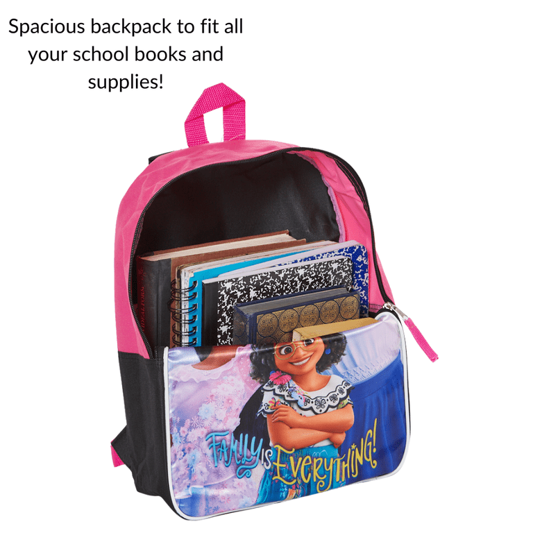 Disney Encanto 16-inch School Kids Backpack, Pink Mirabel  display picture 2