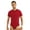 Red-A, variant on Mens One Piece Short Sleeve Bodysuit Pajamas Press Button Crotch Romper T-Shirt Nightwear Grey-B L