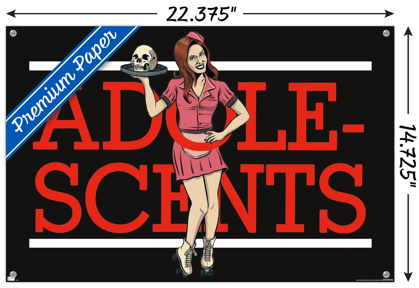 Adolescents - Logo Wall Poster with Pushpins, 14.725" x 22.375"