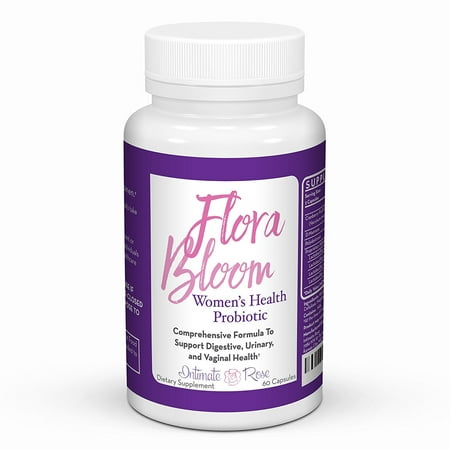 Les meilleurs Probiotiques pour les femmes - Flora Bloom probiotique Supplément - Optimiser l'odeur vaginale et le pH, la vessie et santé urinaire, Digestion - Formule féminin pour les infections urinaires, la vaginose bactérienne, GBS et stimuler l'immun