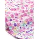 thumbnail image 5 of INSPIRAR CHIC Blusa Floral para Mujeres Cuello Cuadrado con Escote en Corazón Manga Abullonada Espalda Fruncida Top Casual Blanco Púrpura M, 5 of 6