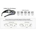 Motorcycle Safety Sunglasses Fits Over Glasses Yellow Lenses Meets ANSI