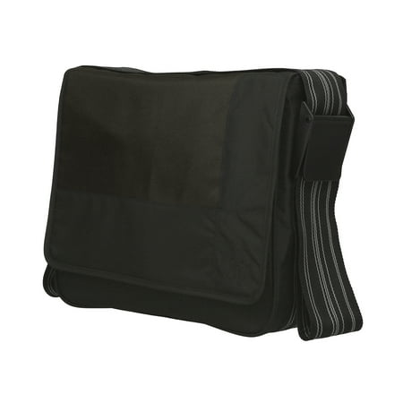 Lassig Messenger Diaper Bag, Bambi Black
