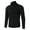 Black, variant on Stamzod Mens Long Sleeve Shirt Plus Size Men Clothes Fashion Solid Color Trendy Shirts Quarter Zip Pullover Men Shirts Tops
