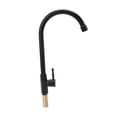 thumbnail image 3 of Hotand Cold Water Mixer Tap,Kitchen Sink Faucet Vintage Single Handle Kitchen Faucet Black Single Handle Faucet Effortless Installation, 3 of 12