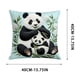 thumbnail image 3 of Funda De Almohada Funda de almohada de panda invernal, cojín decorativo festivo para sofá o cama, 40x40cm, 1 unidad JASKFLY, 3 of 7
