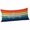 Red, Orange, Blue, variant on Green Wooden Grain King Size Pillow Cover, Pillowcase Protectors with Zipper, Breathable Decorative Throw Pillow Case Cover, Ombre Farmhouse Country Wood Plank Pillow Shams for Couch Sofa 20x36Inch