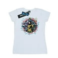 thumbnail image 1 of DC Comics Womens Aquaman Circular Crest Cotton T-Shirt, 1 of 3