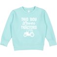 thumbnail image 2 of Inktastic Farming This Boy Loves Tractors Toddler Sweatshirt, 2 of 4