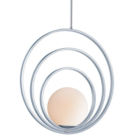 

Maxim 26056Sw Coronet 1 Light 21 Adjustable Ring Pendant - Chrome