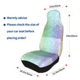 thumbnail image 4 of Sikiie Beautiful Glitter Car Seat Protector 2 Pack Car Seat Cushion Mat, Car Seat Covers for SUV, Truck, Van, 4 of 7