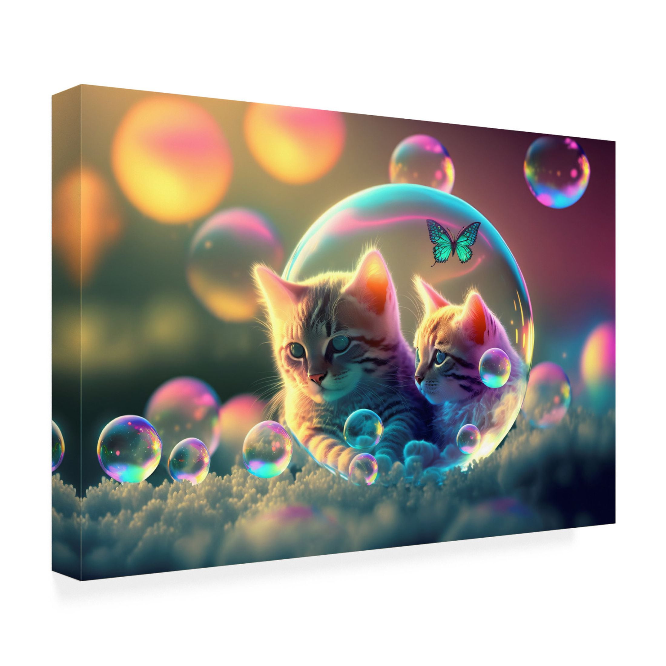 Canvas Wall Art - Ray Heere 'Mystical Morning 2' Wall Art for Living Room, Bedroom, or Office Décor by Trademark Fine Art - 47 x 30 Inches