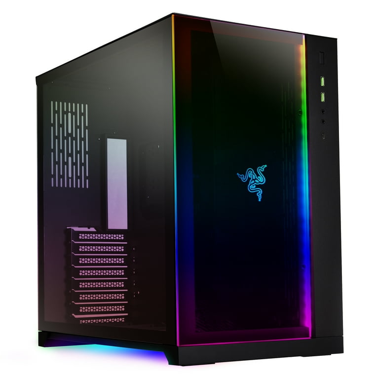 【ファン6基付】LIAN LI O11 DYNAMIC RAZER PCケース PC-O11 Dynamic Razer Edition - Black Tempered Glass ATX