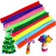 thumbnail image 1 of 200pcs 10 Arts and Crafts for Kids Bulk Kids Toys Red Decorations Nativity Crafts for Kids Glitter Pipe Cleaners Fluffy Thick Fuzzy Pipe Cleaners DIY Plush Sticks Kids Plush Sticks, 1 of 5