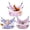 Purple, Gray, Pink, variant on BURIBURI 3 Pcs Guinea Pig Hammock, Rat Ferret Hanging Hammock Guinea Pig Accessories for Small Animals Chinchilla Hamster Parrot Sugar Glider Ferret Squirrel (11"×11")
