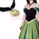 thumbnail image 5 of Disfraces de cosplay de Anna, película Frozen, princesa Anime, mujer, mujer, vestido adulto, ropa, collar, traje, fiesta de carnaval, 5 of 5