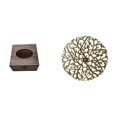 thumbnail image 1 of Estuche de pañuelos de escritorio,Caja de pañuelos faciales de madera estilo retro,Escultura colgante de pared,Decoración de pared metálica para sala de estar,dormitorio y exteriores,Disco, 1 of 8