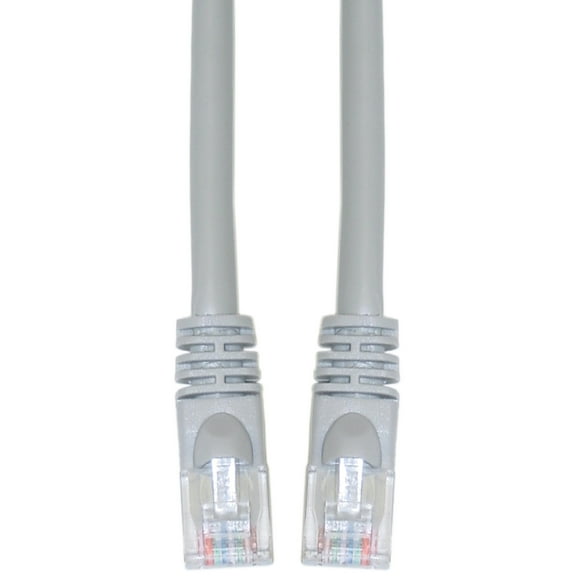Cat6 Gray Ethernet Patch Cable, Snagless - Molded Boot, 150 Foot
