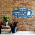 thumbnail image 4 of Victorian Plus Boat Sales & Service Wall or Door Sign | Harbor Marina Signage -Small, 4 of 8