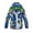 Blue-H, variant on Boys Waterproof Hooded Jacket Compass Reflective Detail, Detachable Hood Zip Up Coat for Kids Ages 1-10, Outdoor Hiking School