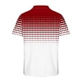 thumbnail image 3 of QATAINLAV Men's Golf Shirts Summer Short Sleeve Polos Shirt Muscle Fit Button Down Lapel Athletic Tops Casual Breathable Blouses Red M Back to College Sales, 3 of 5