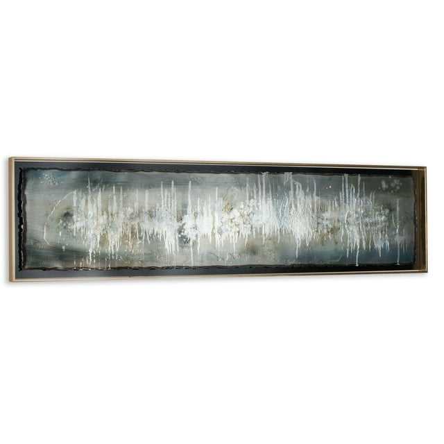 Gild Design House Blue Remnant Hand Painted Metal