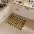 thumbnail image 2 of ODIKA 3'x5' Football Men Bold Numbered Gridiron Field Markings Shaped Footboard Washable Area Rug None Non-Slip, Flatweave, Easy Care for Hallway, Laundry Room, 2 of 7