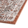 thumbnail image 6 of Unique Loom Nyla Collection Area Rug - Smile (4' Octagon Salmon Pink/Black), 6 of 7