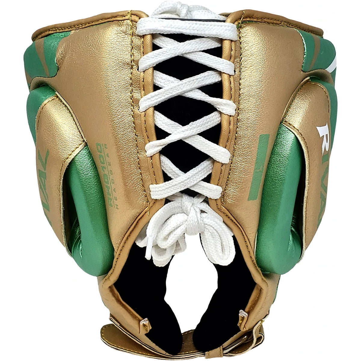 RIVAL Boxing RHG100 Professional Headgear - Small - Green/Gold 