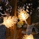 thumbnail image 5 of Xihbxyly Luces Solares de Piña, 8 Modos de Parpadeo, Decoración de Jardín Exterior, Energía Solar Recargable, Ambiente Festivo, Uso Versátil En Interiores y Exteriores, 12 M de Longitud, 5 of 7
