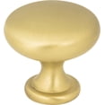 thumbnail image 6 of Elements 3910 Madison 1-3/16" Round Classic Mushroom Cabinet Knob / Drawer Knob - Grey, 6 of 8