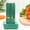 Green, variant on Topukaiba Portable Pure Pod Vegetable Washing Machine, Cordless Food Purifier Cleaner, Rechargeable Cleaner for Fruits, Vegetables, Meat, Rice, Grains & Utensils,3.8"x6.1",Blue