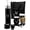 Black, variant on Yerba Mate Kit, AutoMate Thermo, Mate Cup, Bombilla, White | 750 ml Double Wall Steel Thermos, Dual-Cap Design, Canvas Bag, Yerbero Container, Car Heater, Complete Travel Mate Set