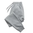 thumbnail image 3 of Pantalones de chándal ajustados para hombre, ropa deportiva de algodón, informal, de marca, para entrenamiento, otoño e invierno, 2024, 3 of 5