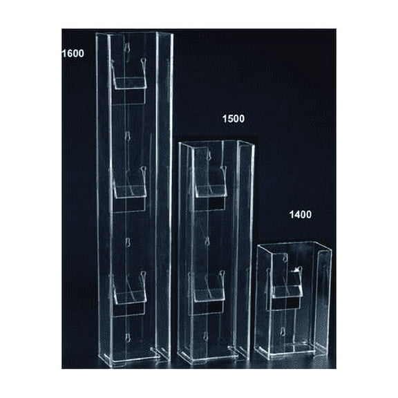 Plasdent 1500 Glove Box Dispenser Double Vertical Clear Acrylic 5.75" X 20"