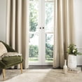 thumbnail image 3 of SAFAVIEH Patras Grommet Curtain Panel, 52" x 96", Beige, 3 of 5