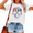 Gray White, variant on KimSoong Women Halloween Skeleton Graphic T-Shirts Crew Neck Short Sleeve Tees Tops