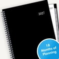 thumbnail image 5 of Blue Sky 2027 18 Month Monthly Planner Calendar, July 2026 - December 2027, 8" x 10", Monthly Layout, Flexible Cover, Silver Wirebound, Laminated Tabs, Enterprise, 5 of 8