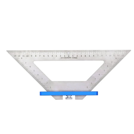

Big sale Woodworking Triangle Ruler Carpenter Square 140mm Dual Scale Measuring Scribing Tool Blue