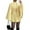 Yellow, variant on Womens Batwing Sleeve Poncho Pea Coats Oversized Belted Trendy Casual Stand Collar Cloak Fashion Coats White M