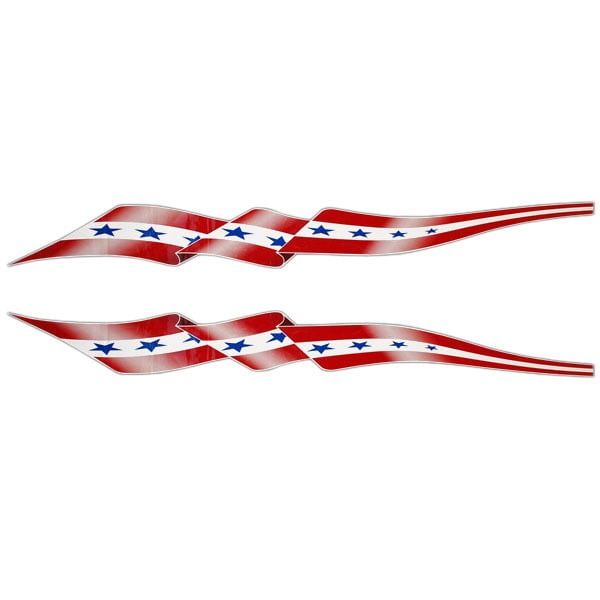 MasterCraft Boat Hull Flag Decal Stickers 759948 117 1/2 X 11 Inch