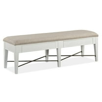 Magnussen Heron Cove Bench with Upholstered Seat