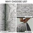 thumbnail image 4 of Area Rugs for Living Room 6x 9 Machine Washable Vintage Print Large Throw Non Slip Bedroom Rugs, 4 of 6