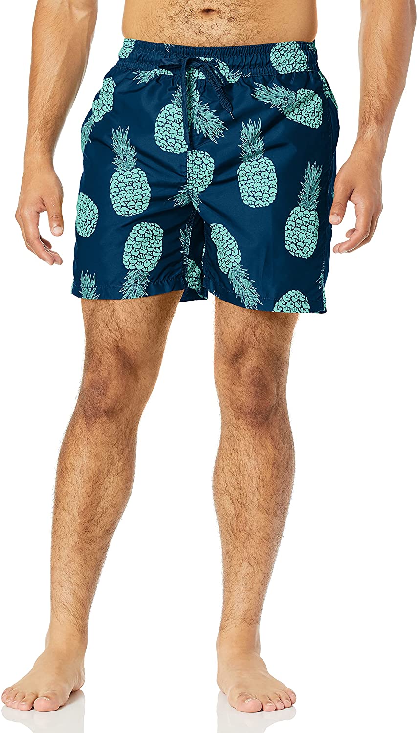 Kanu Surf Costume Da Bagno Uomo Riviera - Microfibra A Quadretti, UPF 50+, Asciugatura Rapida