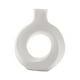 thumbnail image 4 of Florero de ceramica Perfecl Arreglo floral circular decorativo blanco L, 4 of 8
