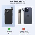 thumbnail image 2 of Estuche magnético diseñado para iPhone 15, estuche protector delgado con parte trasera rígida translúcida a prueba de golpes para estuche de teléfono iPhone 15,, 2 of 7